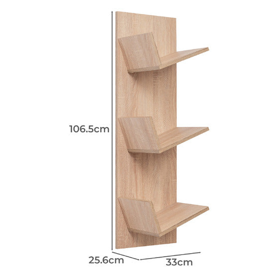 LONDON DISPLAY SHELF - NATURAL OAK-ACT