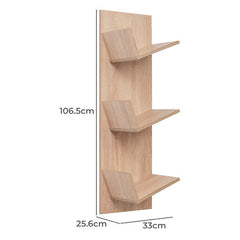 LONDON DISPLAY SHELF - NATURAL OAK-NT_Metro