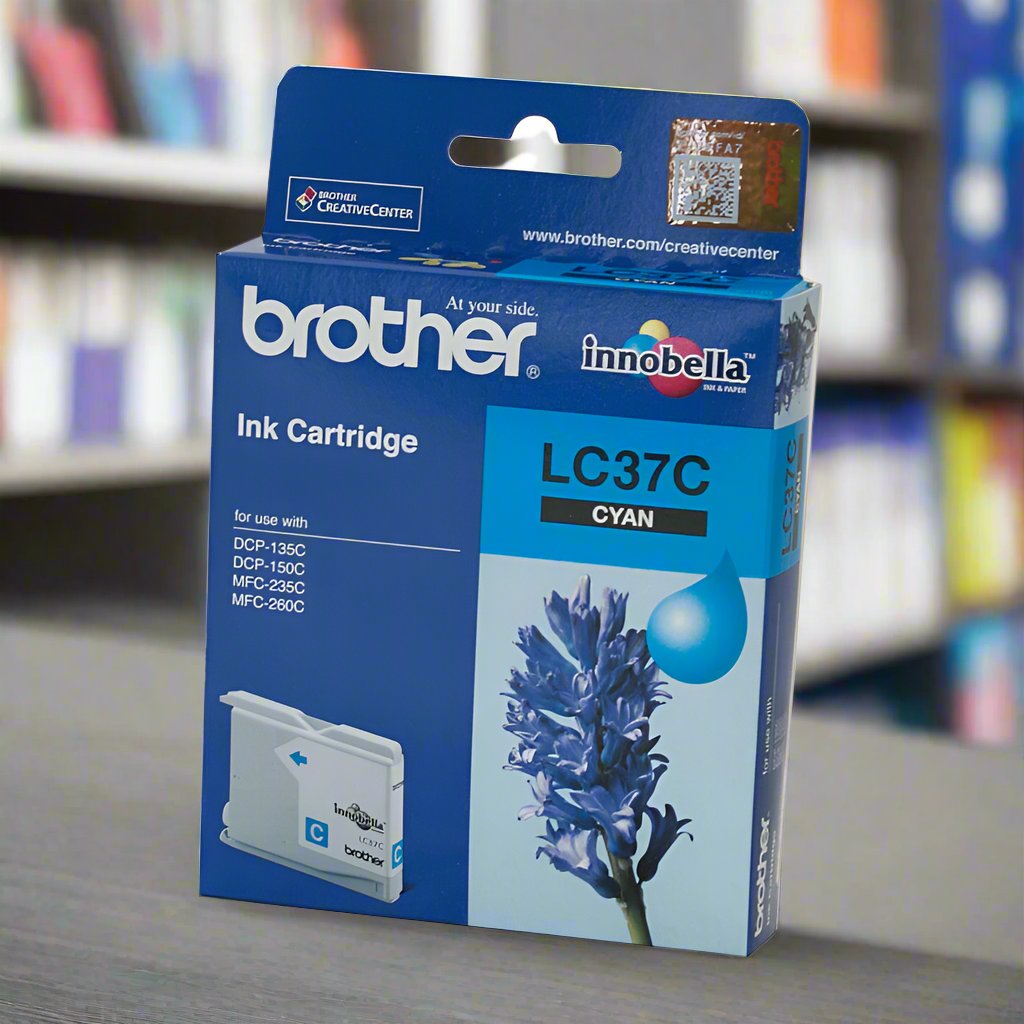 Brother LC-37C Cyan Ink Cartridge- to suit DCP-135C/150C, MFC-260C/ 260C SE- up to 300 pages