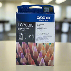 BROTHER LC-73BK Black High Yield Ink Cartridge - DCP-J525W/J725DW/J925DW, MFC-J6510DW/J6710DW/J6910DW/J5910DW/J430W/J432W/J625DW/J825DW - up to