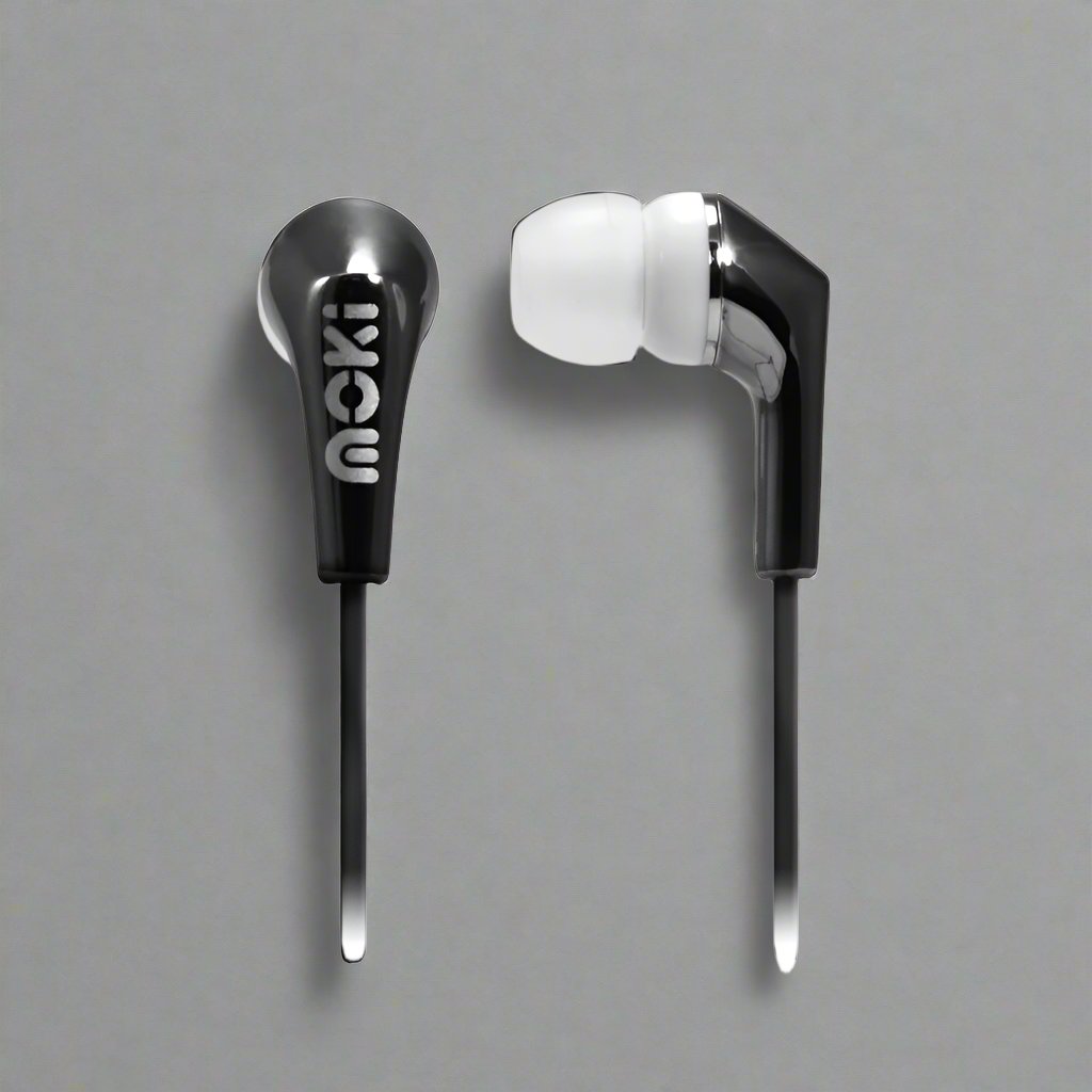 MOKI Life Metallic Earbuds Black