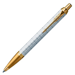 PARKER IM Premium Ballpoint Pen - Pearl with Gold Trim