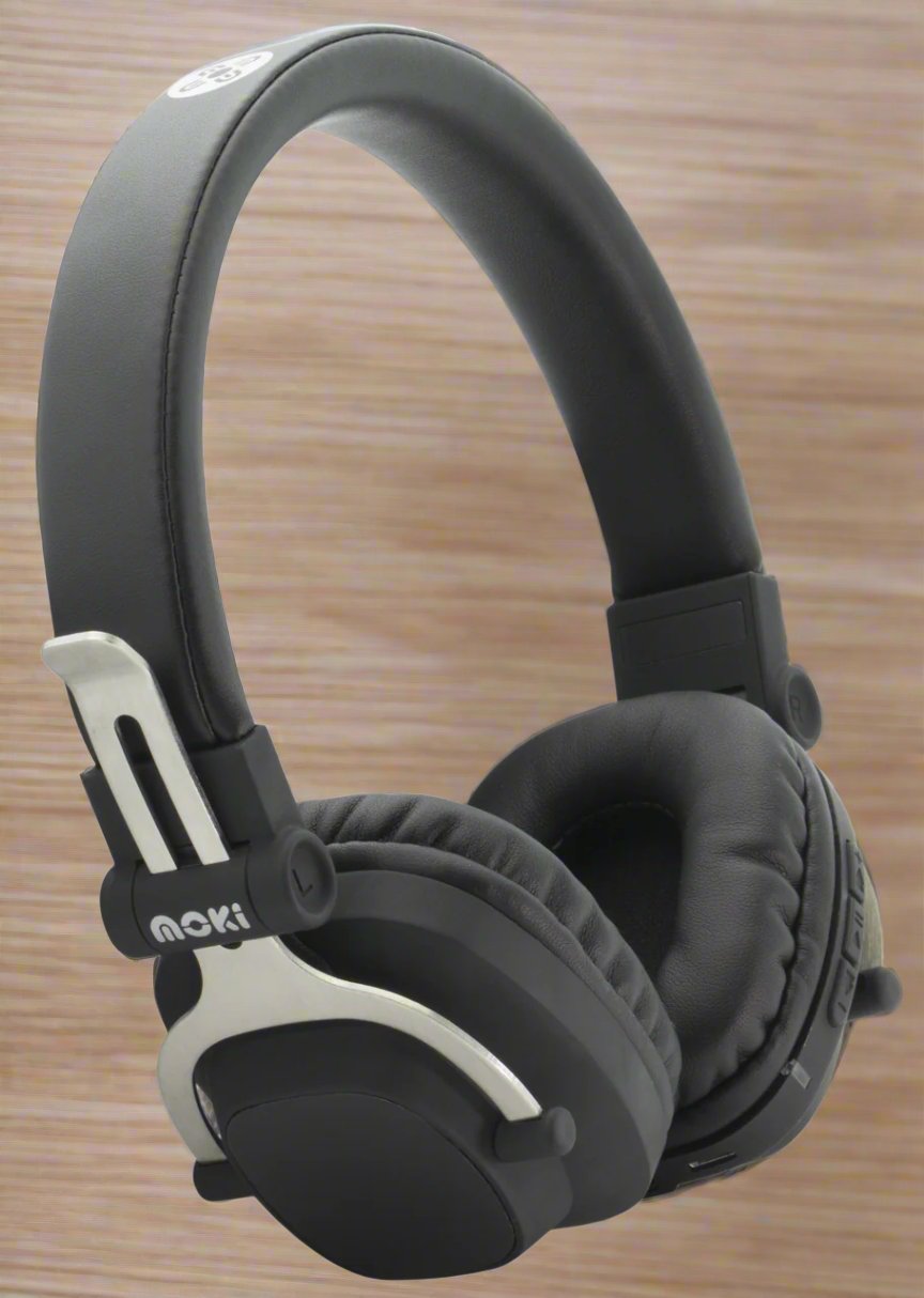 MOKI EXO Double Black Bluetooth Headphones