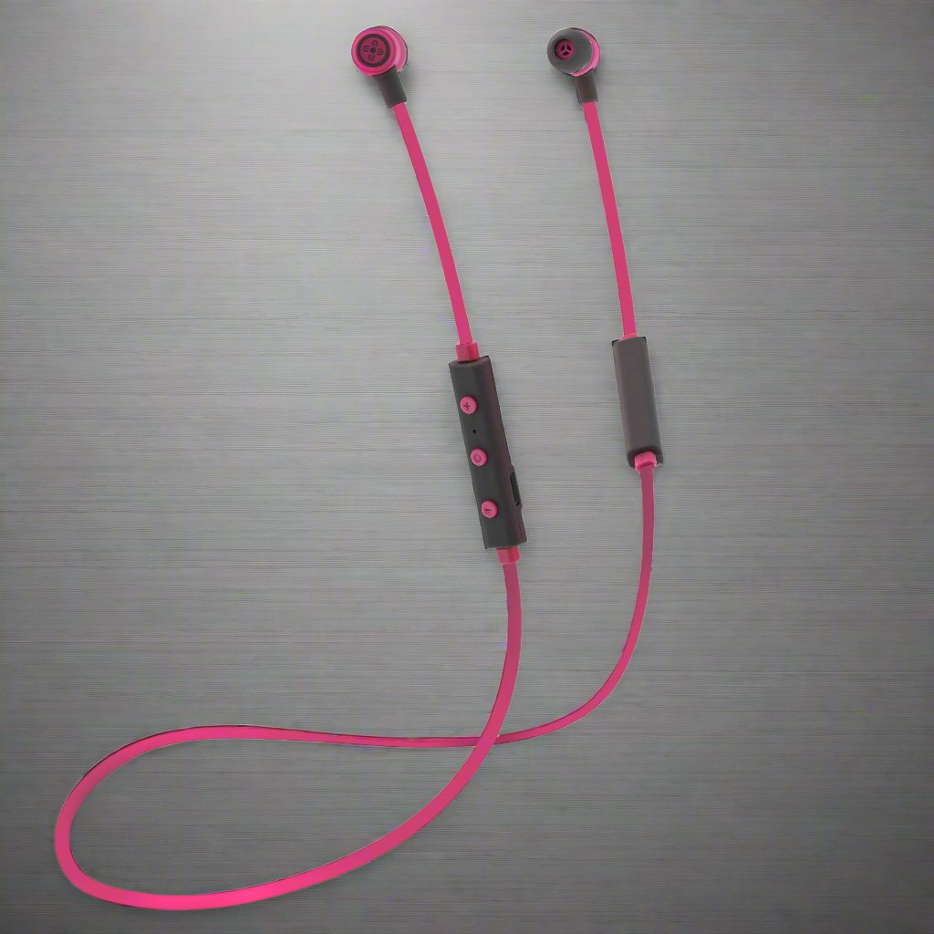 MOKI FreeStyle Bluetooth Earphones - Pink