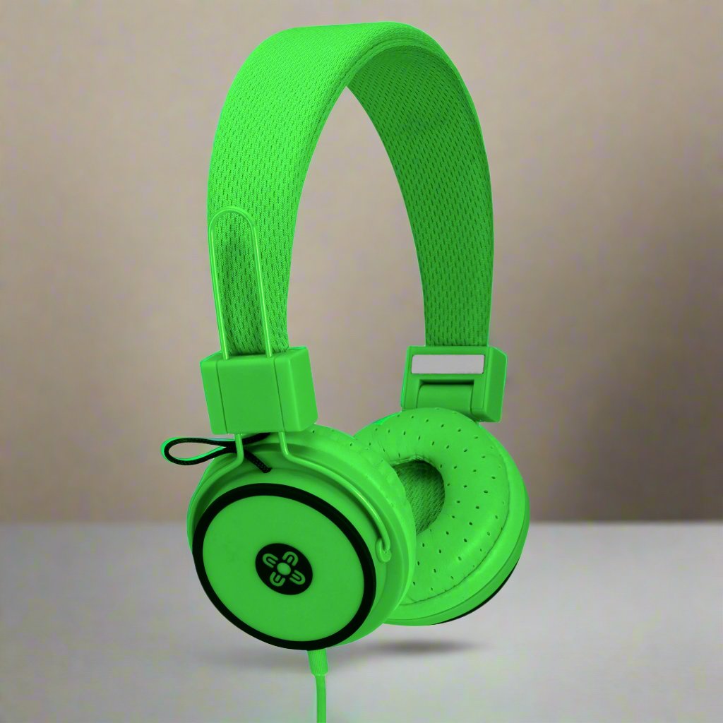 MOKI Hyper Green Headphones