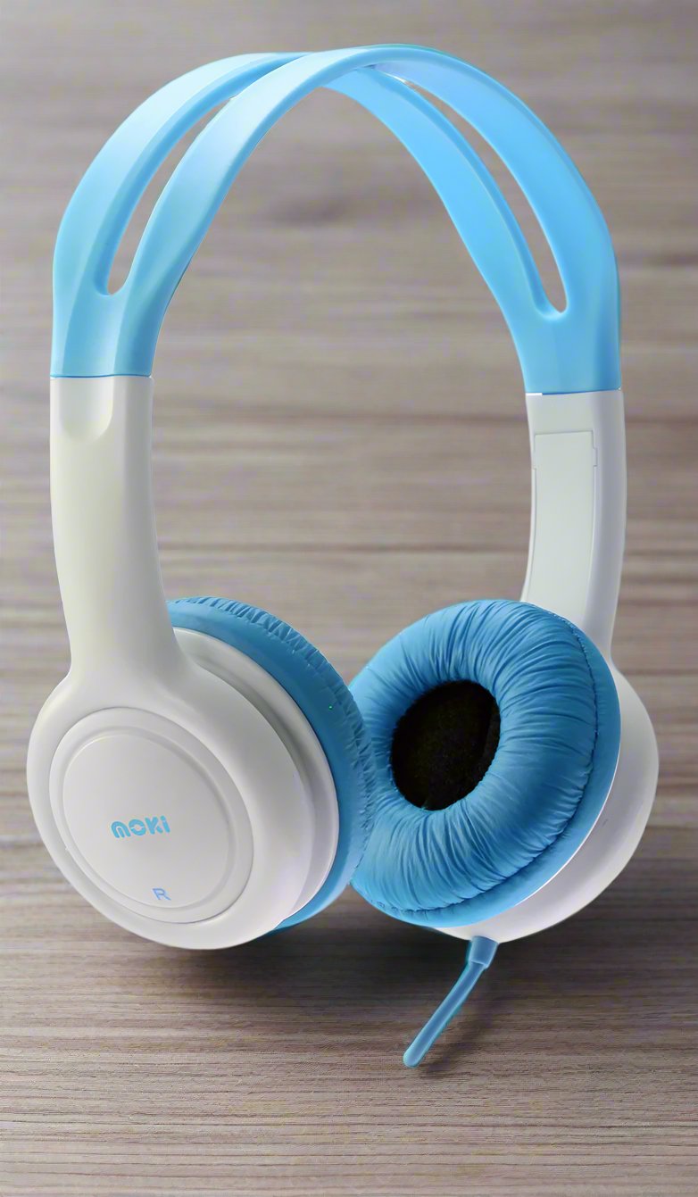 MOKI Volume Limited Kids Blue Headphones