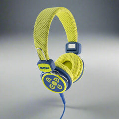 MOKI Kid Safe Volume Limited Yellow & Blue Headphones