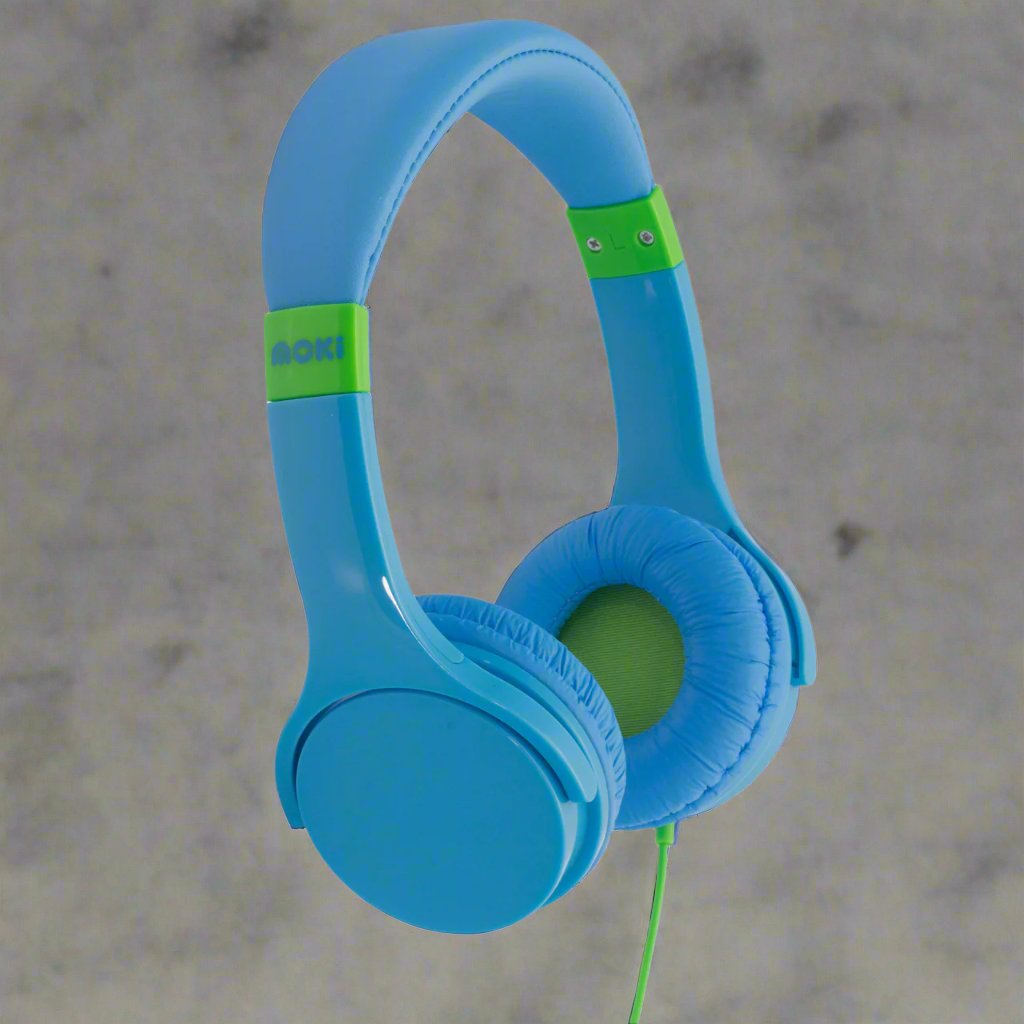 MOKI Lil' Kids Blue Headphones