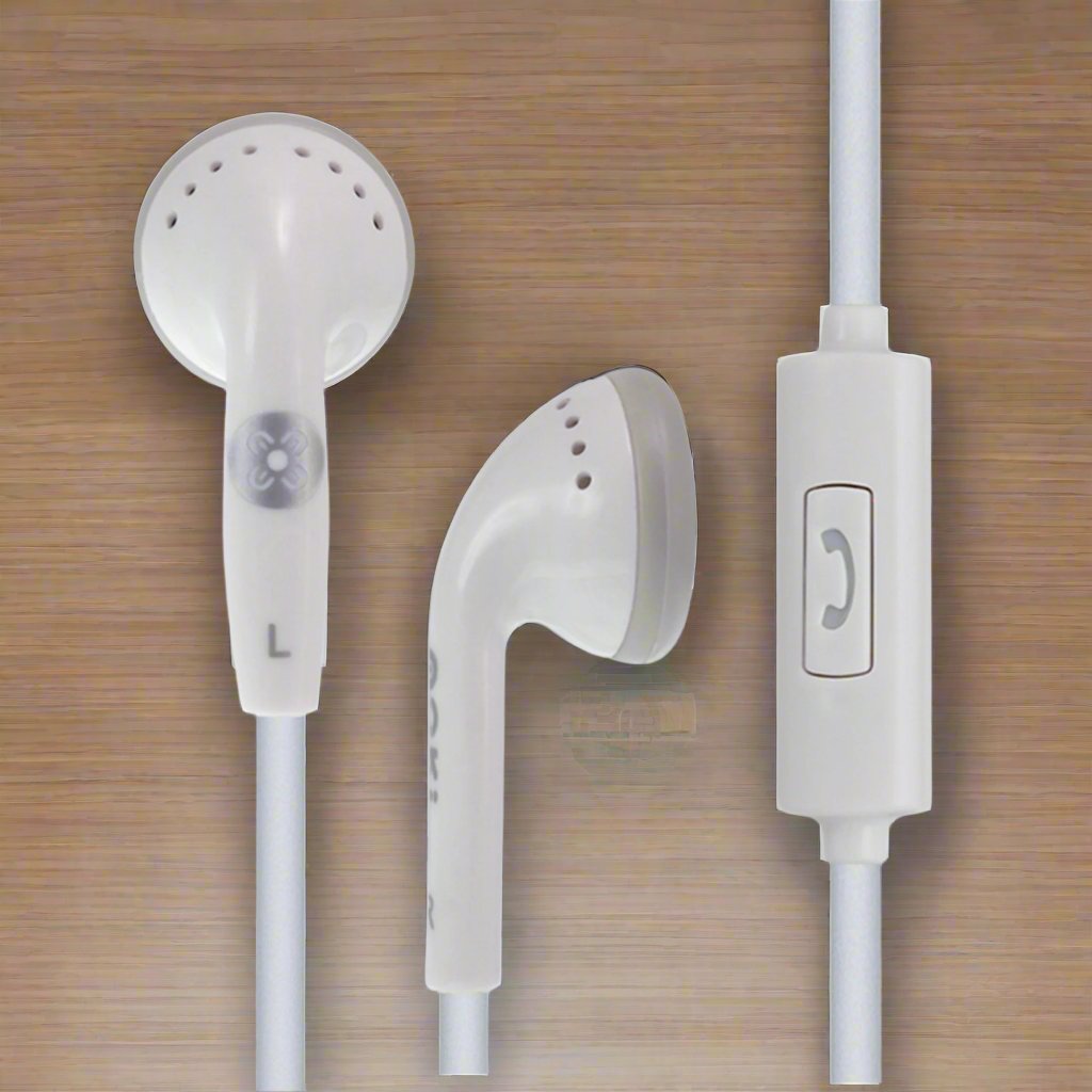 MOKI In-Ear Earphone with In-Line Mic & Control - White