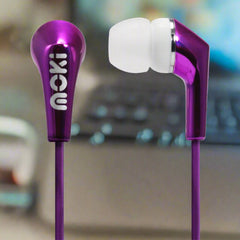 MOKI Metallics Earphone - Pink