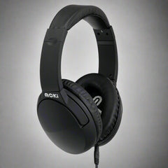 MOKI Noise Cancellation Black Headphones