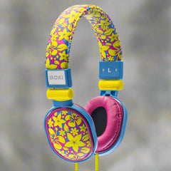 MOKI Popper Headphone soft cushioned Aloha style