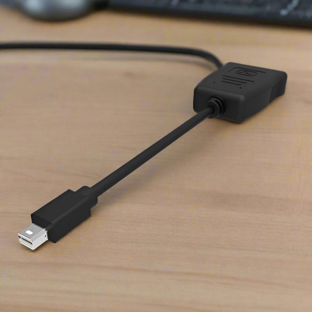 Simplecom DA102 Active MiniDP to DVI Adapter 4K UHD (Thunderbolt and Eyefinity Compatible)