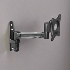 Brateck Single Monitor Wall Mount tilting & Swivel Wall Bracket Mount Vesa 75mm/100mm For most 13''-27' LED, LCD flat panel TVs; up to 15kg