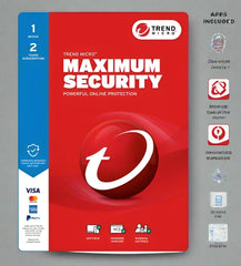 TREND MICRO Micro Maximum Security (1 Device) 2Yr Retail Mini Box Auto Renew