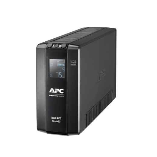 APC Back UPS Pro BR 650VA, 6 Outlets, AVR, LCD Interface, High Performance Computer and Electronics UPS for Premium Power Protection-ACT