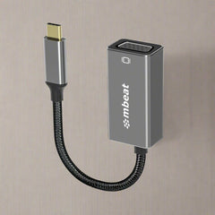 MBEAT Elite USB-C to VGA Adapter - Coverts USB-C to VGA Female Port, Supports up to1920ÌÑ1080@60Hz - Space Grey