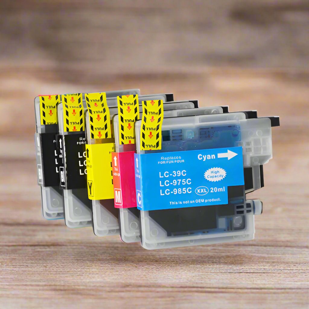 LC39 Compatible Inkjet Cartridge Set 5 Ink Cartridges [Boxed Set]