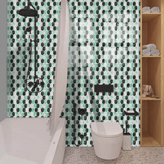 Imitation 3D Epoxy Tile Tic Tac Stickers Green-NT_Rural