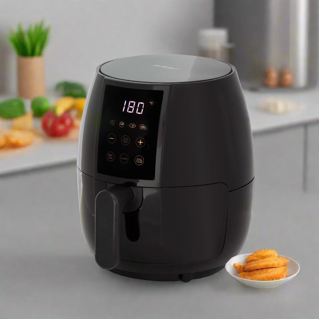 3L Digital Air Fryer w/ 200 C, Non-Stick & Removable Basket-ACT