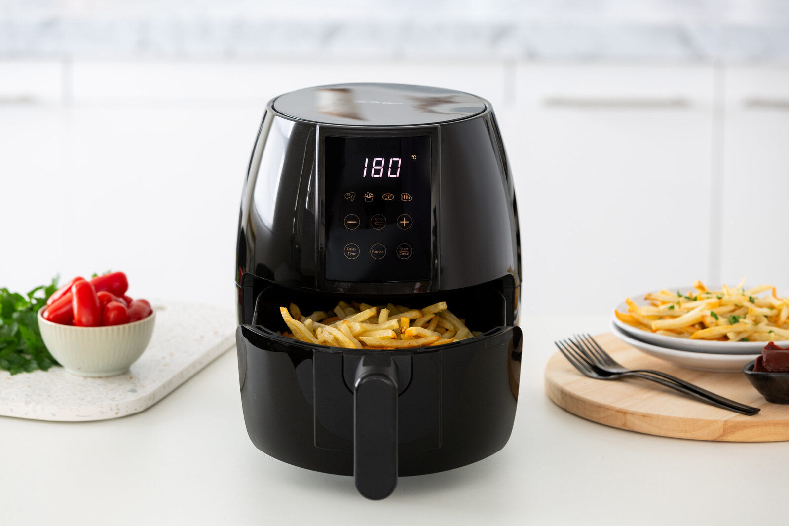 3L Digital Air Fryer w/ 200 C, Non-Stick & Removable Basket-NT_Metro