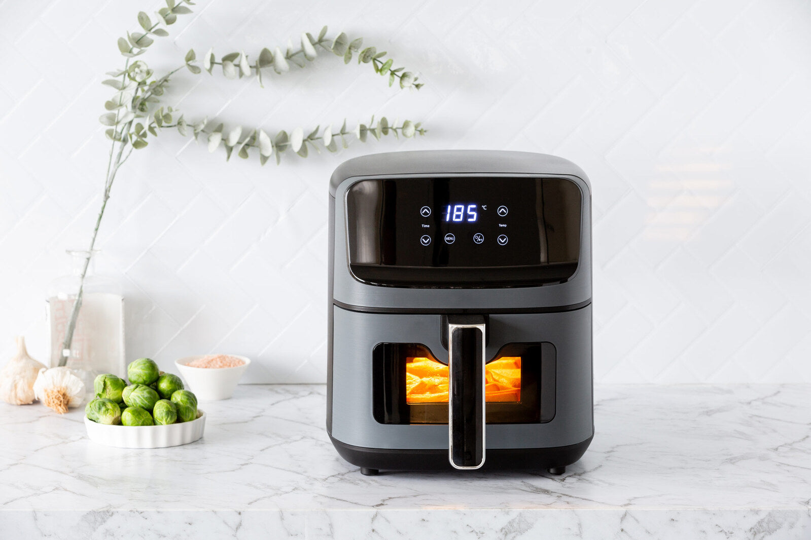 5L Digital Air Fryer with Viewing Window and Digital Display-SA_Metro