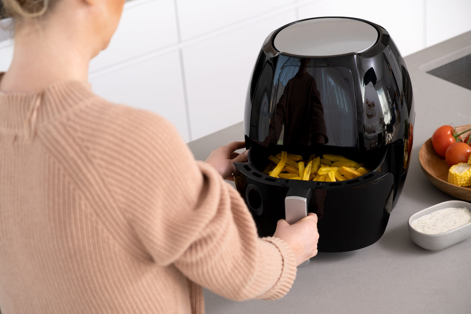 8L Digital Air Fryer, 1800W, Non-Stick, 8 Cooking Programs-NSW_Metro