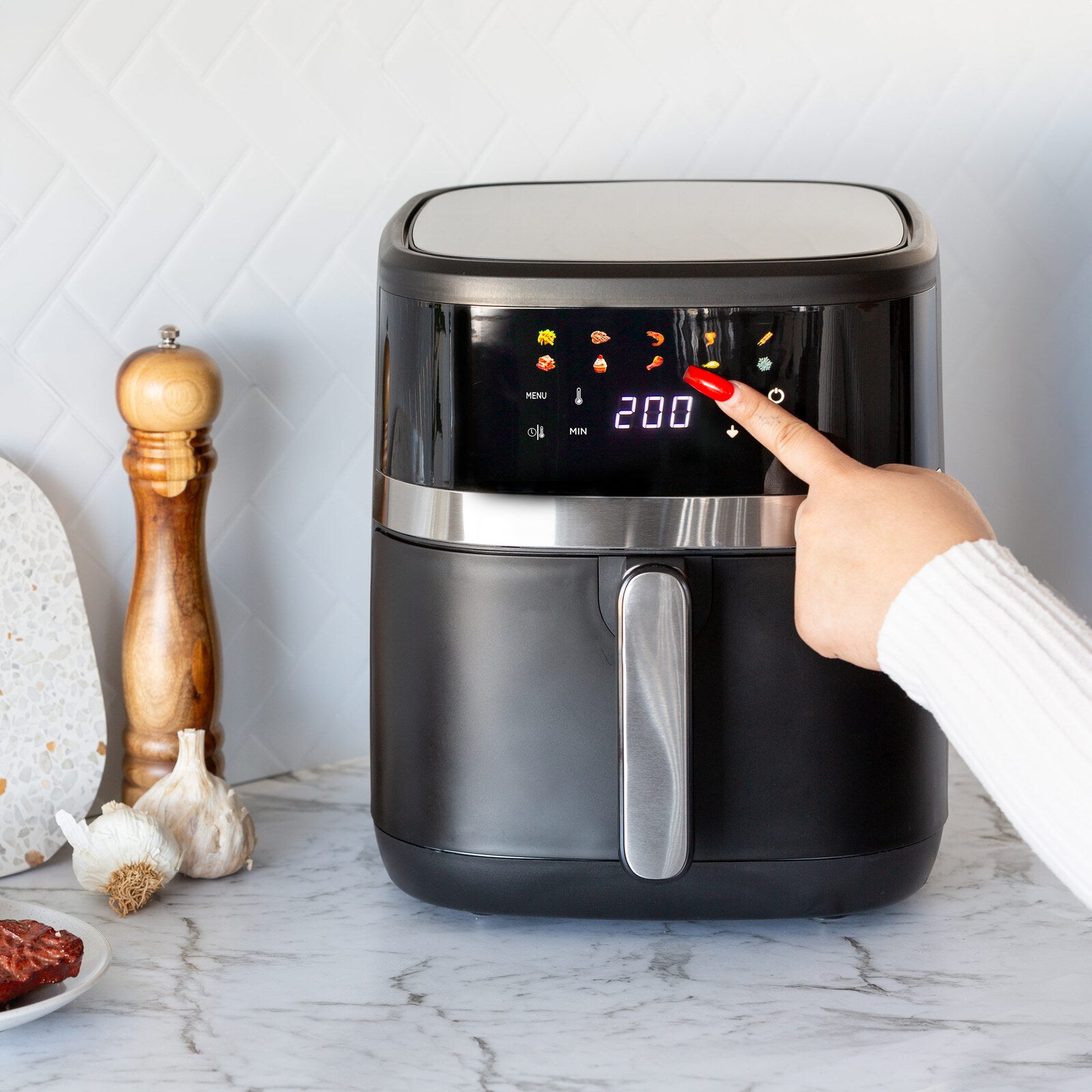 7.5L Digital Air Fryer with Dual Heating Elements-NT_Metro