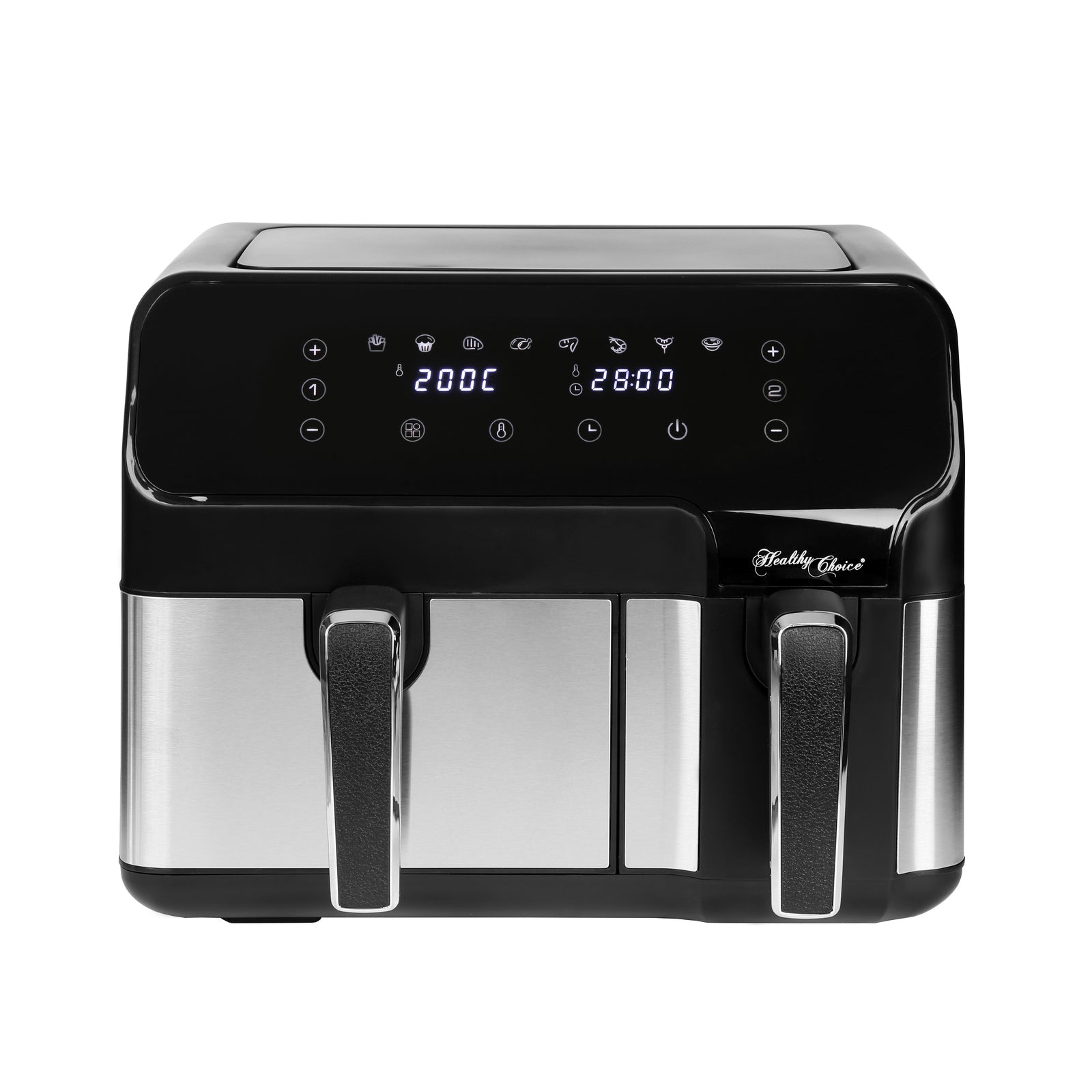 10L Digital Dual Zone Air Fryer w/ Dual Temperature Control-SA_Metro