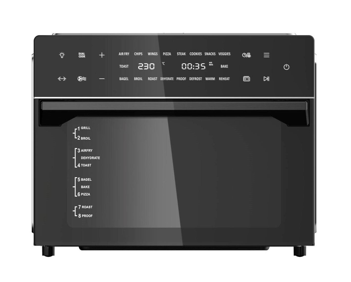 30L Digital Multi-Function Air Fryer Oven, 1800W, >230C-NSW_Metro