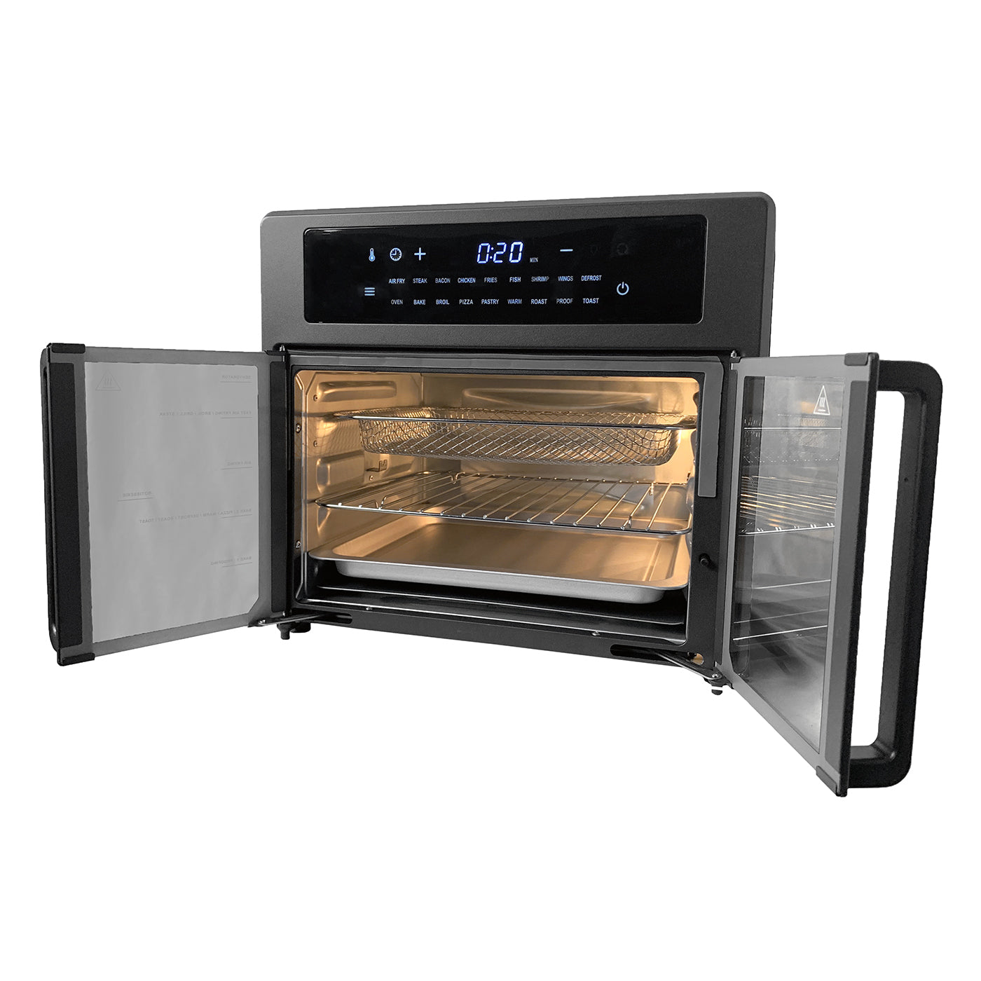 25L Air Fryer Convection Oven with 360 Cooking & French Doors-QLD_Rural