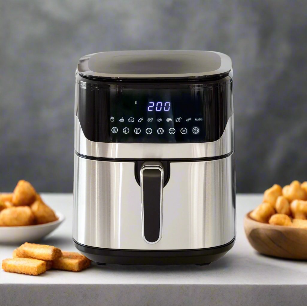 7L Air Fryer Wiz w/ Built-In Scale, 200C, 9 Cooking Programs-WA_Rural