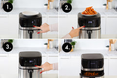 7L Air Fryer Wiz w/ Built-In Scale, 200C, 9 Cooking Programs-VIC_Rural