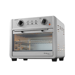 23L Air Fryer Oven + 3 Cooking Accessories (Silver) 23L Capacity-WA_Metro