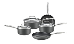 8-Piece Cookware Set with Non-stick Coating and Glass Lids-QLD_Rural