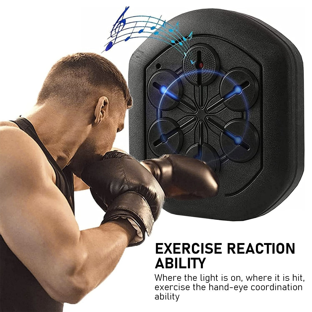 Music Boxing Training Electronic Boxing Wall Target Glove Intelligent APP Combat-NT_Rural