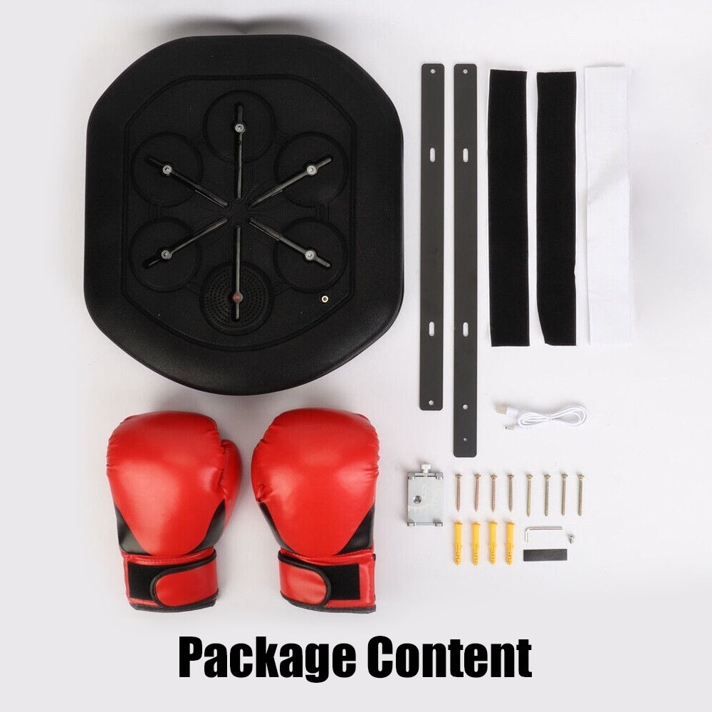 Music Boxing Training Electronic Boxing Wall Target Glove Intelligent APP Combat-WA_Rural