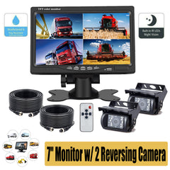 7'' Waterproof Monitor Reversing  Kit For Truck Caravan-VIC_Metro