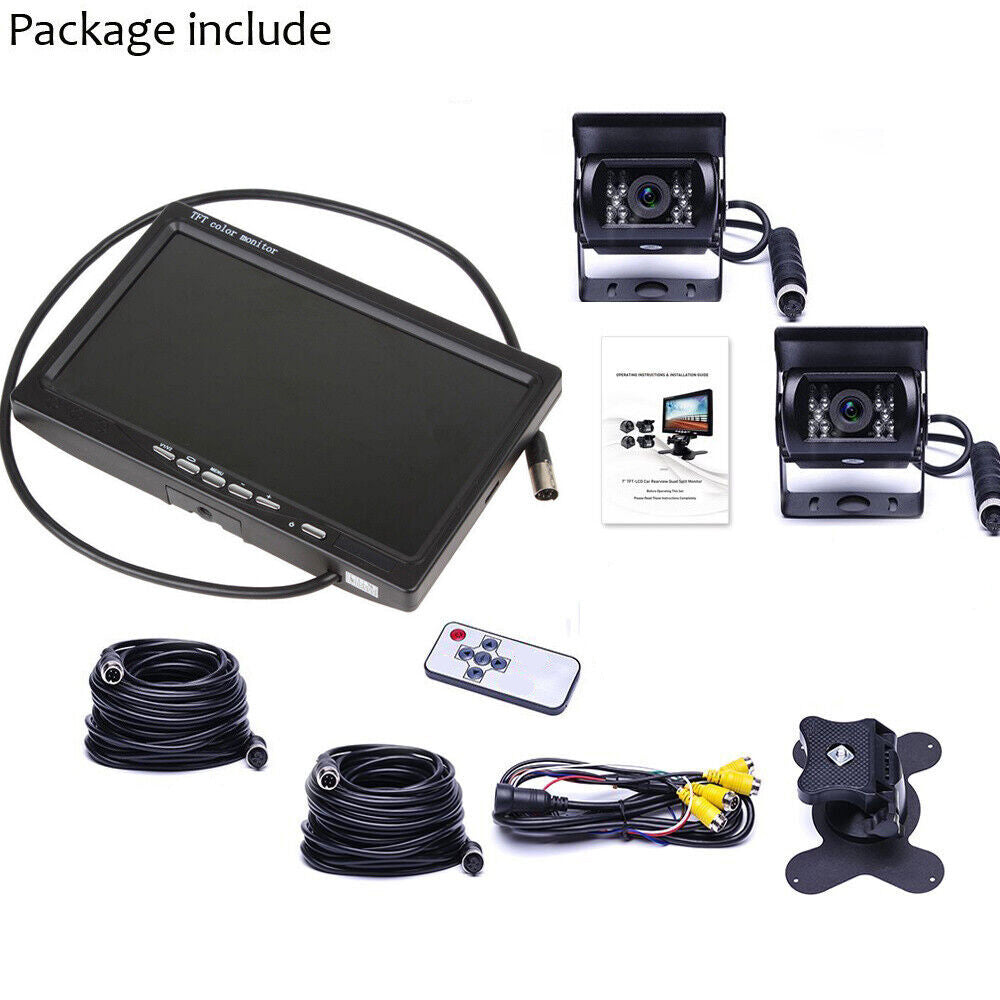 7'' Waterproof Monitor Reversing  Kit For Truck Caravan-VIC_Metro