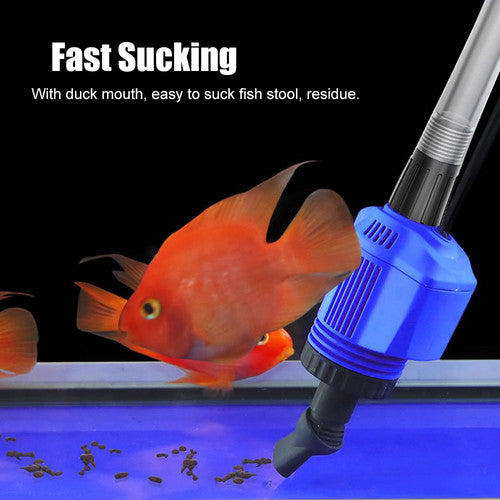 Electric Aquarium Fish Tank Cleaner Water Exchanger Siphon Vacuum Sand Cleaner-ACT