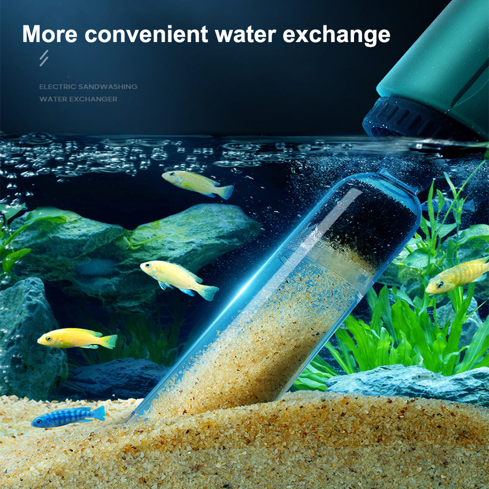 2000L/H 36W Aquarium Tool Electric Fish Tank Pump Water Changer Sand Washer AU-ACT