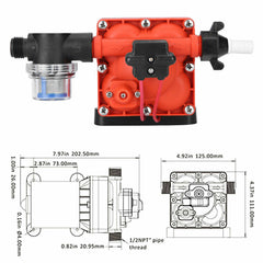 3 G/m RV Supreme 12v Water Pump for Caravan Motorhome Camper Trailer Boat Seaflo-WA_Rural