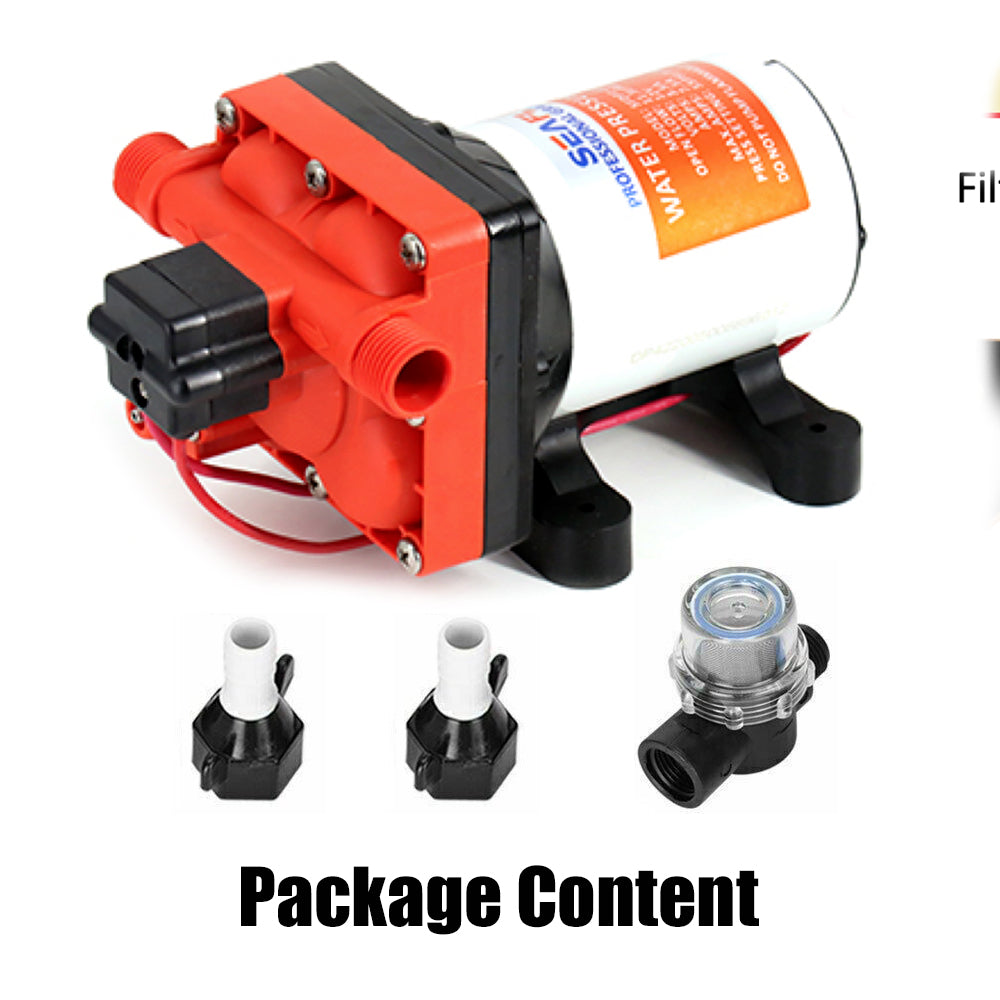 3 G/m RV Supreme 12v Water Pump for Caravan Motorhome Camper Trailer Boat Seaflo-NT_Rural