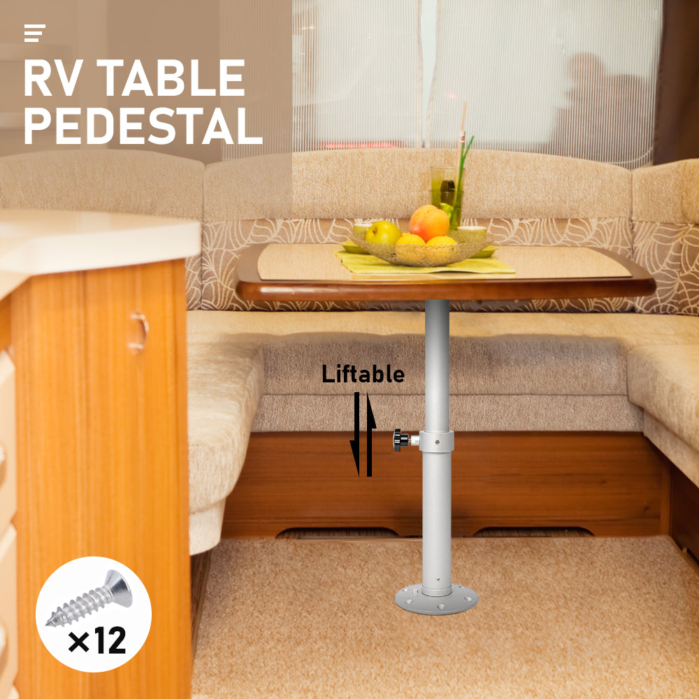 Table Pedestal Telescopic Furniture Leg for RV Marine Boat Caravan Motorhome-QLD_Metro