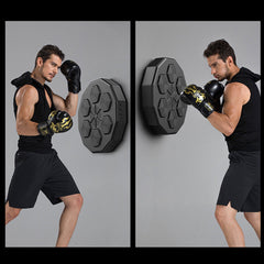 Electronic Music Boxing Wall Target Training Smart Wall Mounted Combat AU with Adult Gloves-TAS_Metro