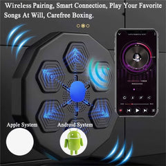 Electronic Music Boxing Wall Target Training Smart Wall Mounted Combat AU With Kids Gloves-TAS_Metro