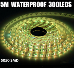 5V RGB LED Strip Lights IP65 Waterproof 5050 5M 10M 20M 300 LEDs USB Bluetooth