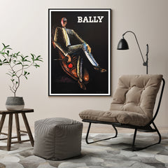 Wall Art 60cmx90cm Bally Man & Woman 2 Sets Black Frame Canvas