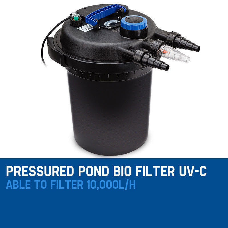 PROTEGE Aquarium External Canister Filter Aqua Fish Tank Pond Water UV Light 10000 L/H-WA_Metro