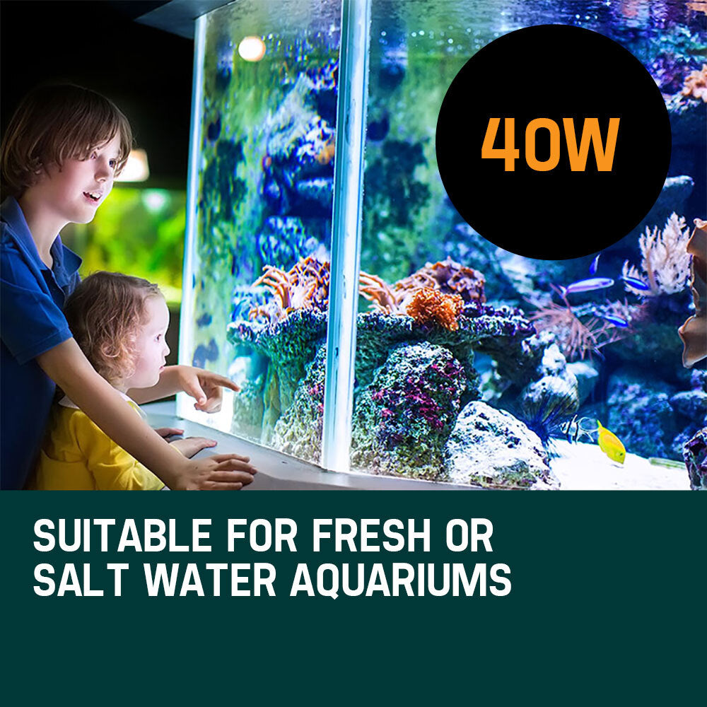 PROTEGE Aquarium External Canister Filter Aqua Fish Tank Pond Pump UV Light 1850 L/H-QLD_Metro